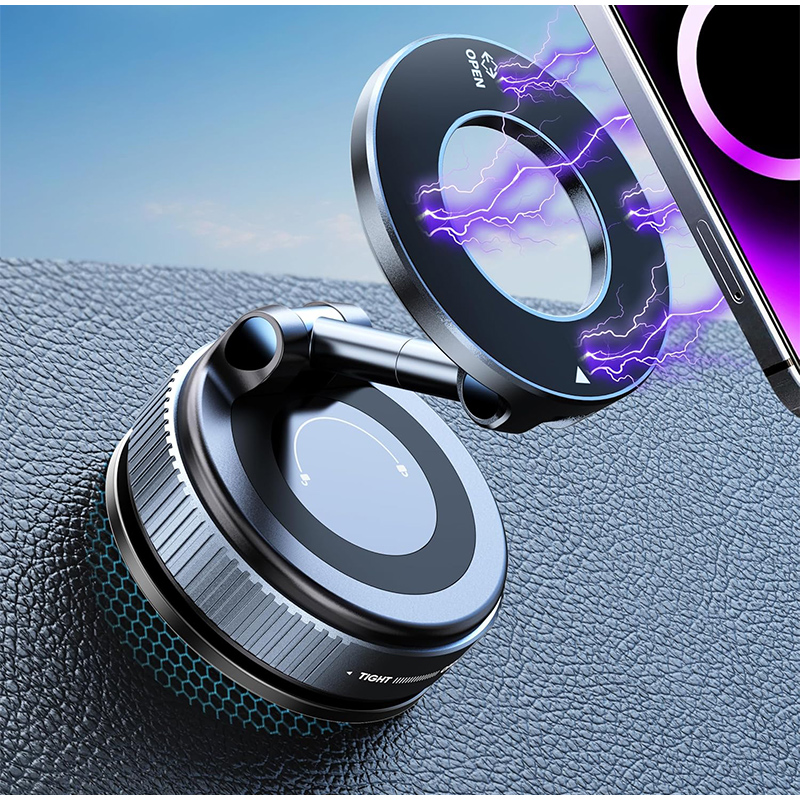 Car Vacuum - Foldable Magnetic Phone Holder for Car