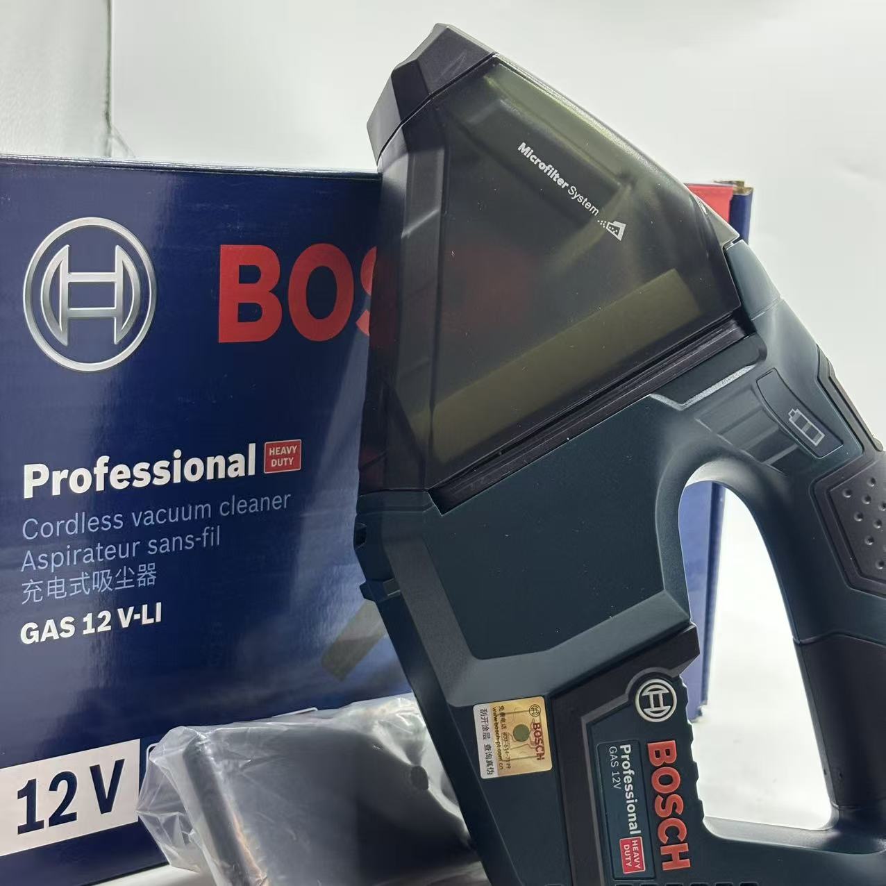 Car Vacuum - Bosch GAS 12V-LI Professional Vacuum, Lightweight