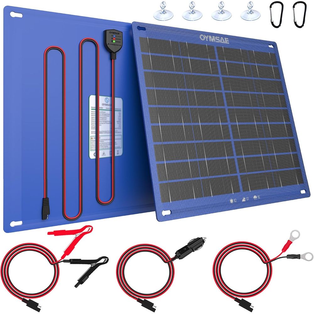 Car Charger - 30W Solar Car Battery Charger Portable
