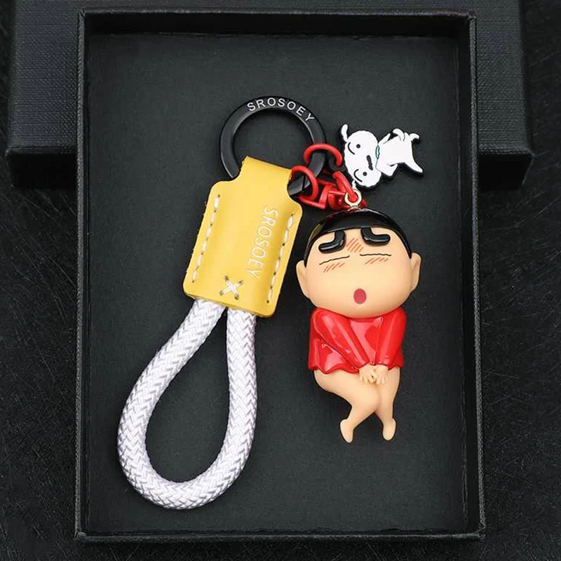Car Accessories Japanese - Anime Crayon Shin-chan Cute Figure Keychain