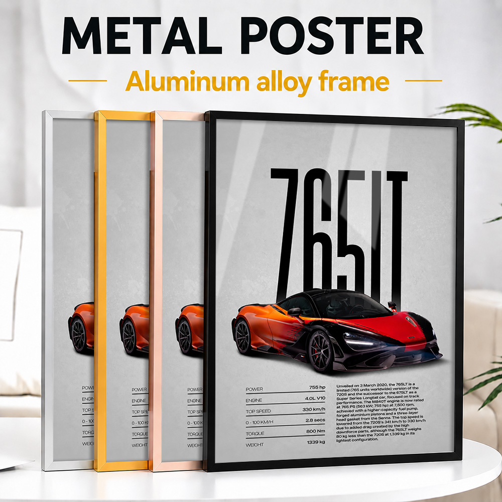 Car Mirror - United Kingdom 765LT Car Framed Metal