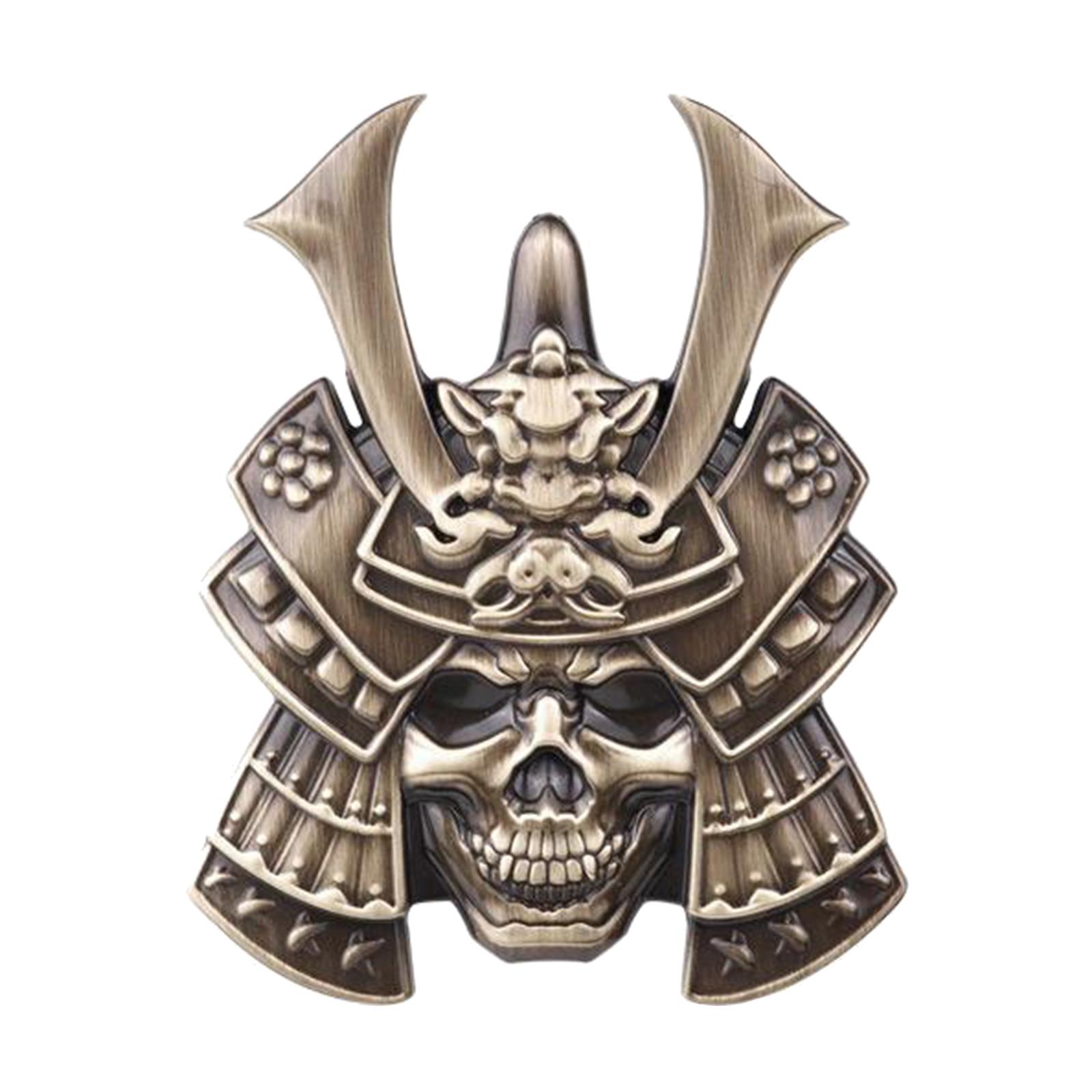 Car Accessories Japanese - Samurai Theme Japanese Stickers Skull Vinyl
