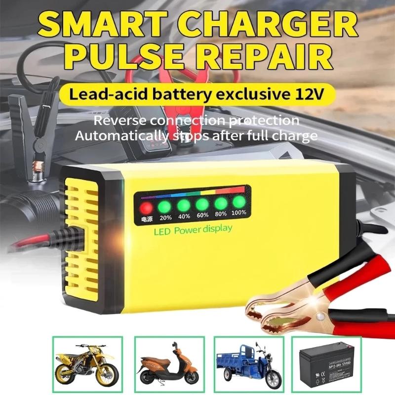 Car Charger - @*Smart 12V Universal Car Battery Charger