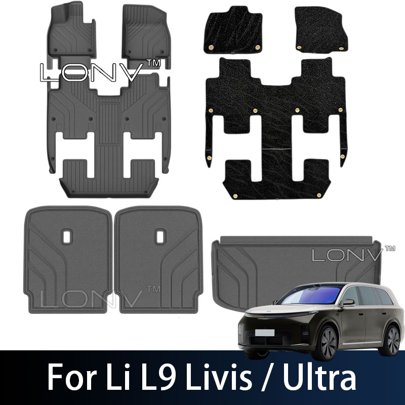 Car Floor Mat - For Li L9 Livis / Ultra