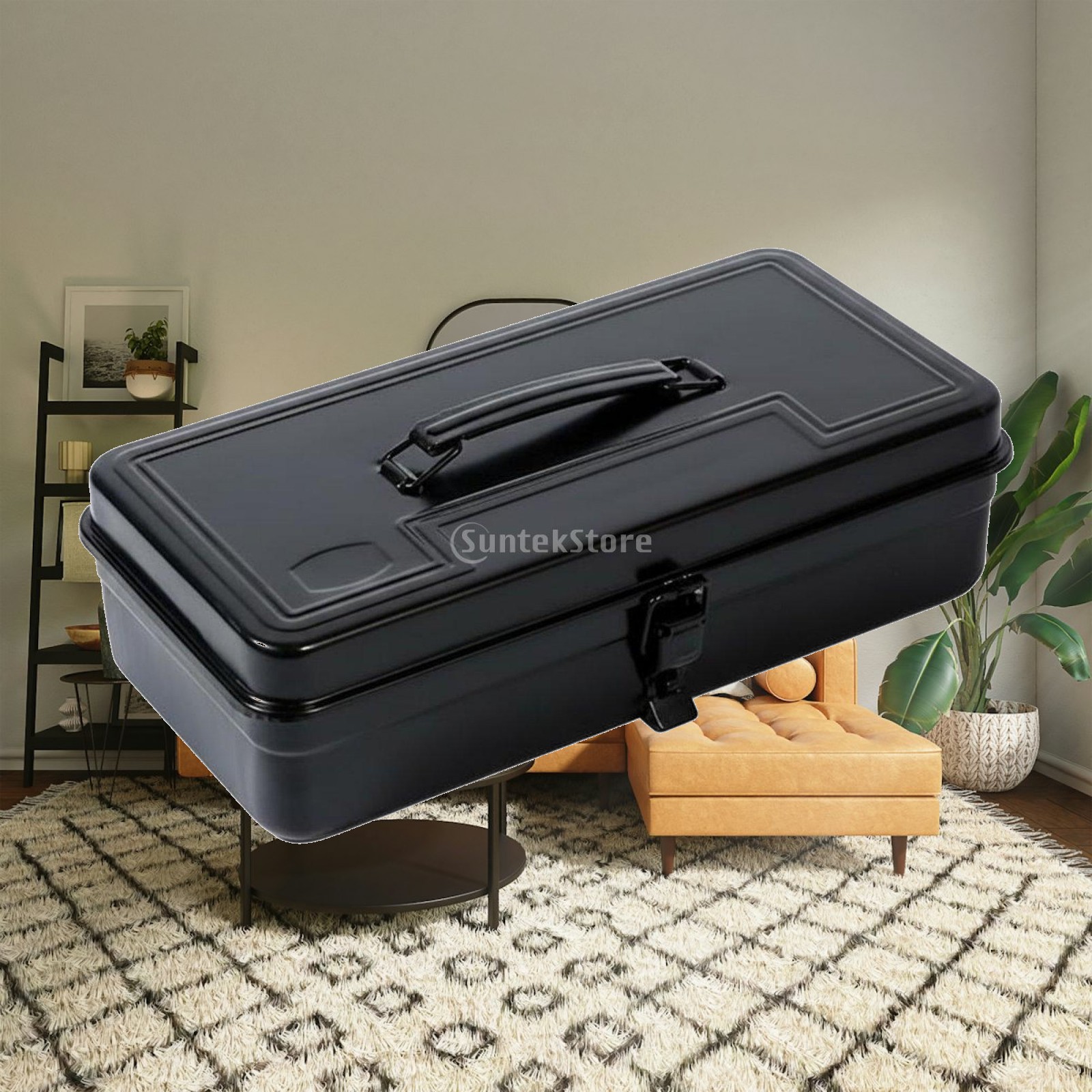 Car Organizer - Iron Toolbox Thickened Mechanical Tool Chest