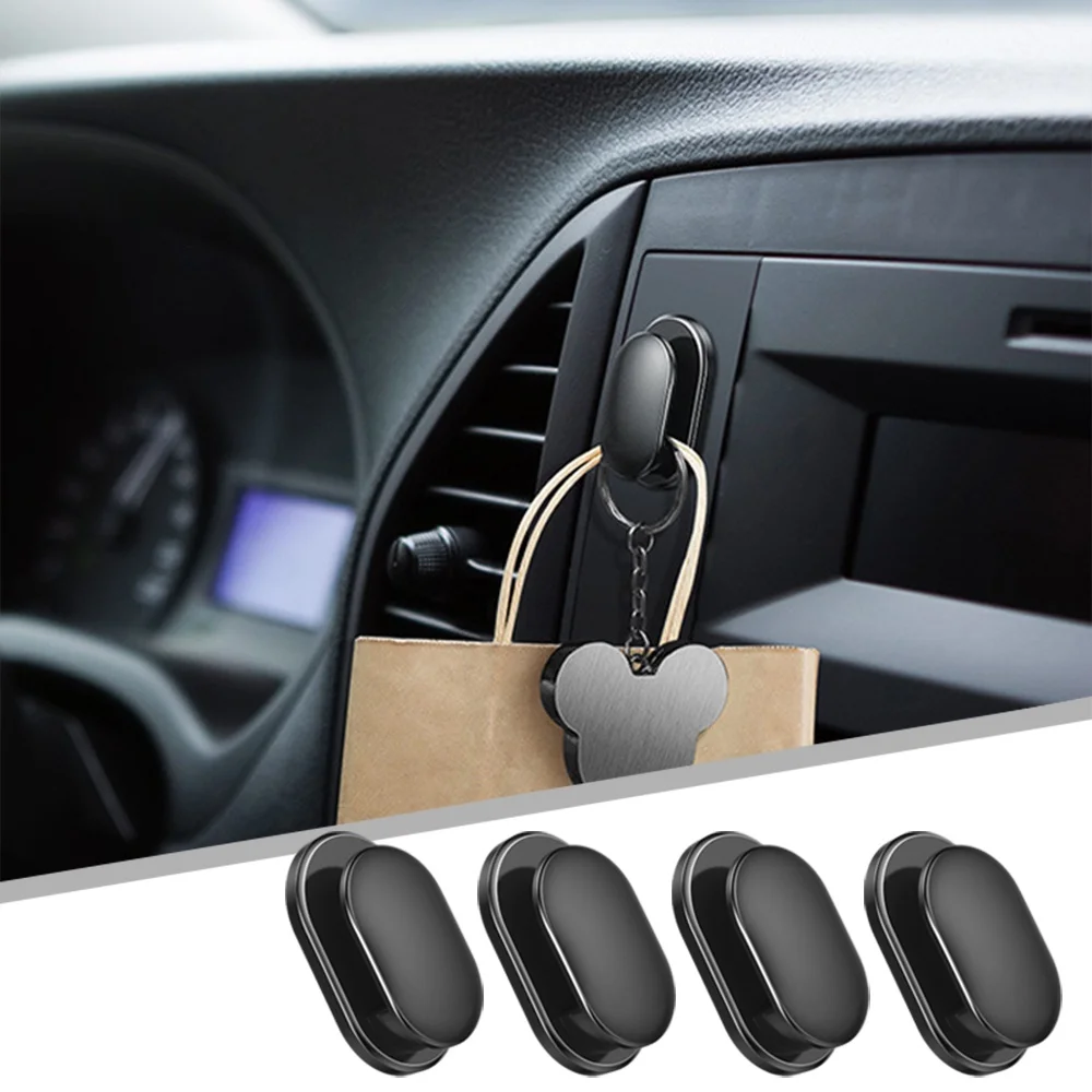 Car Cable Organizer - Mini Car Hooks Interior Storage Holder