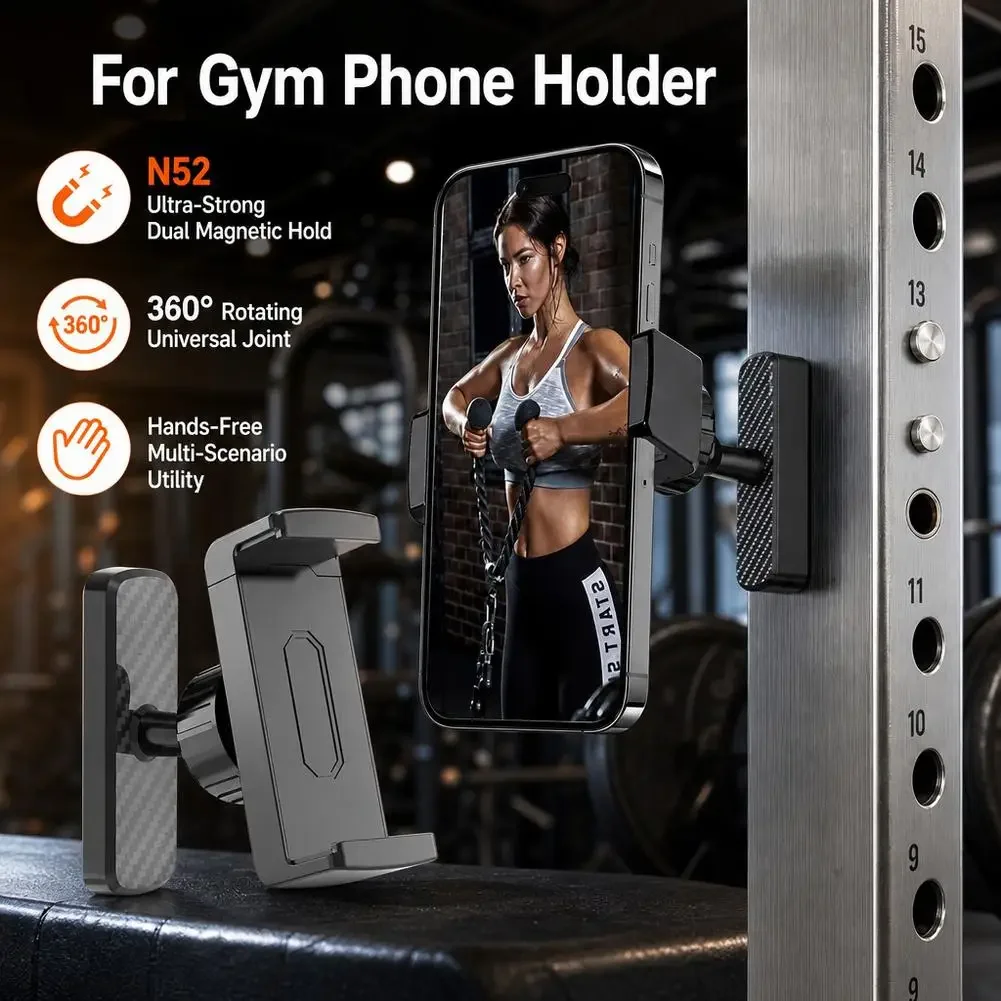 Magnetic Gym Phone Mount 360°  - đánh giá và giá Car Phone Holder