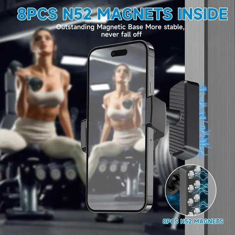 Magnetic Gym Phone Mount 360°  - đánh giá và giá Car Phone Holder