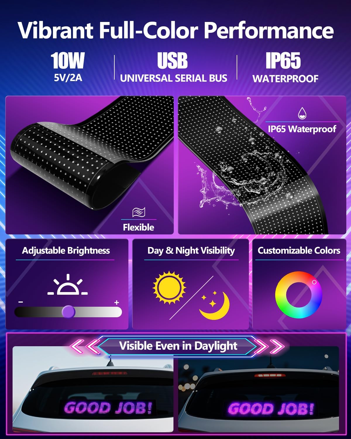 2025 Upgrade Multifunctional L - đánh giá và giá Car Led Light