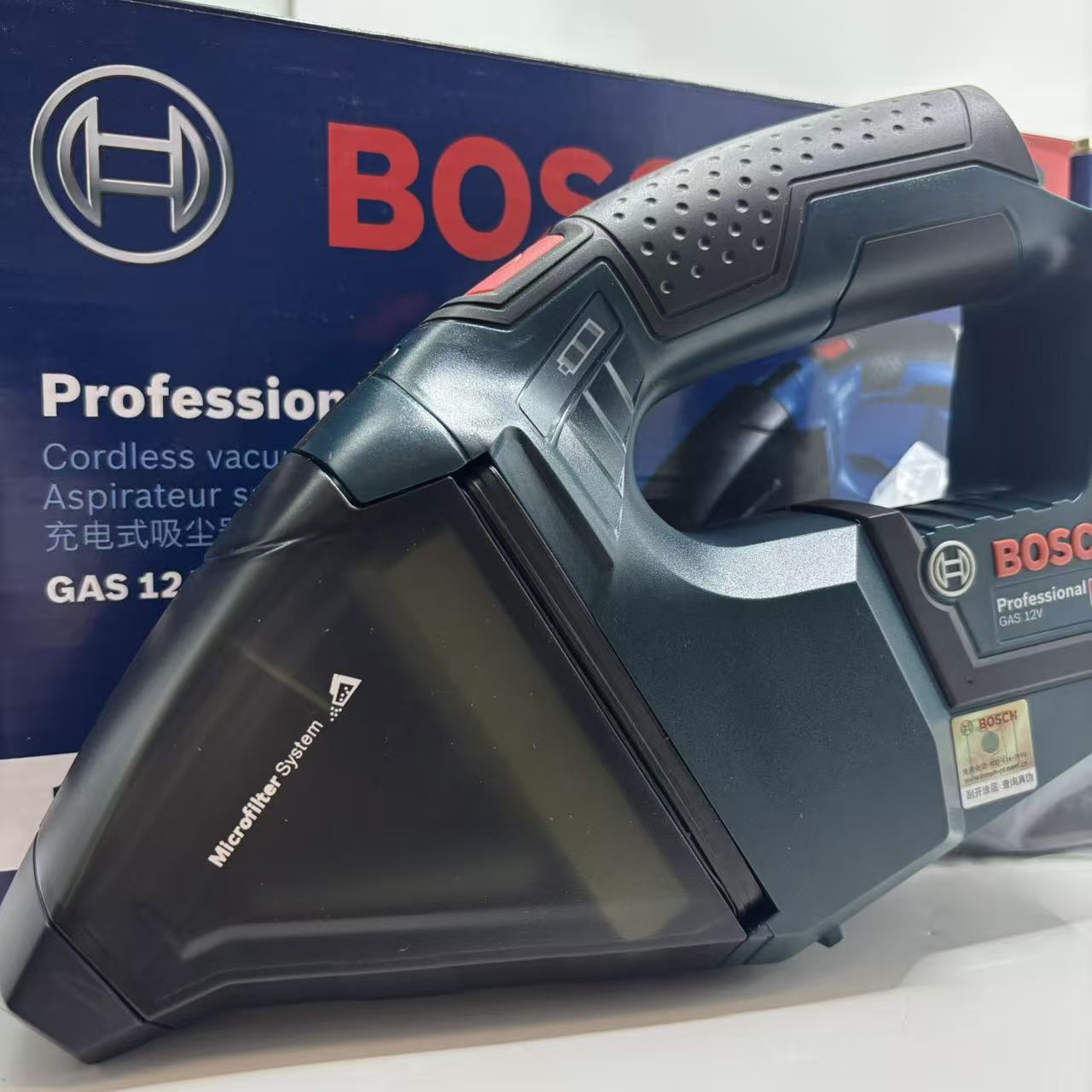 Bosch GAS 12V-LI Professional  - đánh giá và giá Car Vacuum