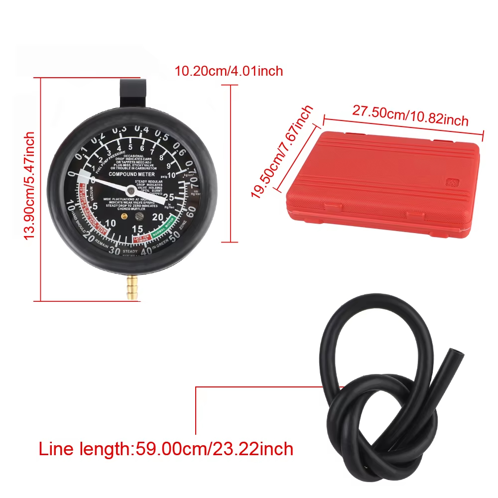 Car Manometer Vacuum Pressure  - đánh giá và giá Car Vacuum