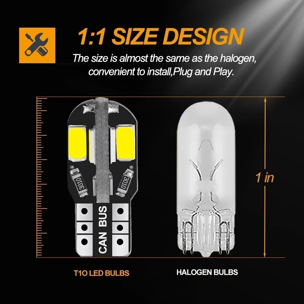 20/10PCS Car Interior Bulb W5W - đánh giá và giá Car Led Light