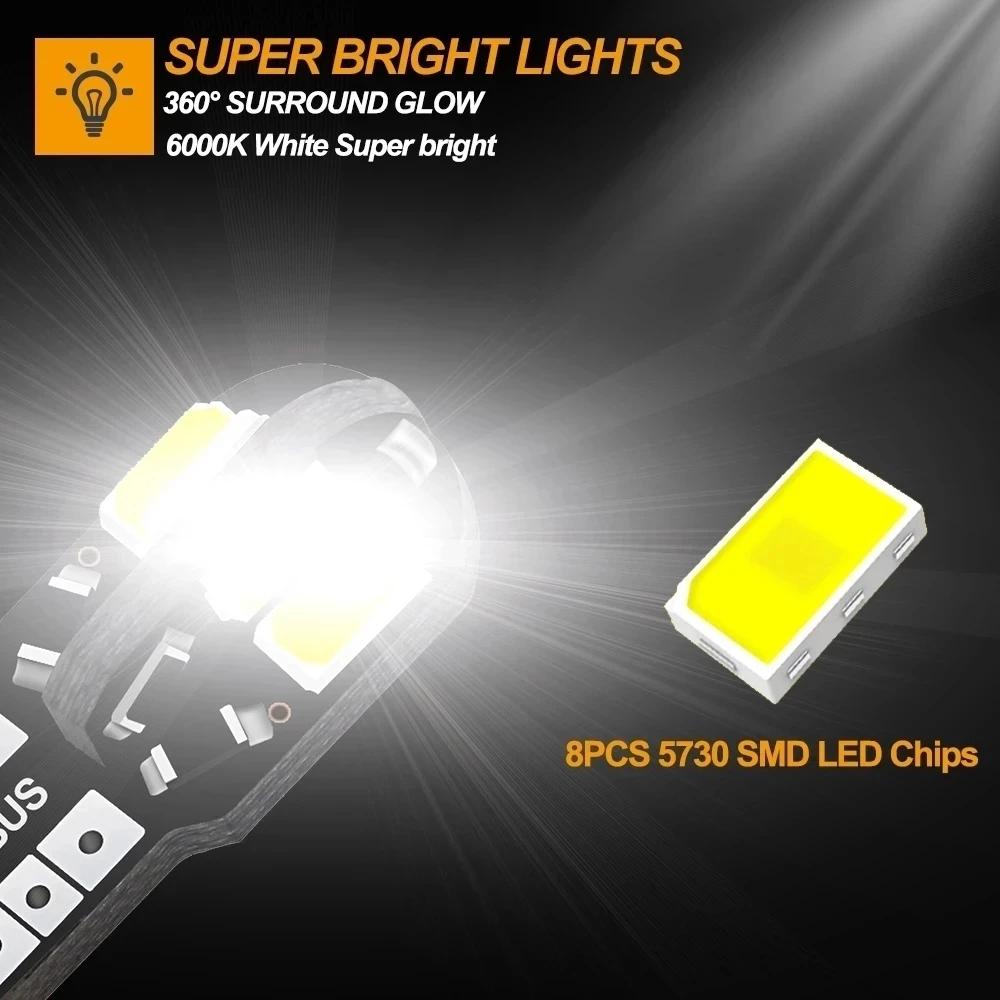 20/10PCS Car Interior Bulb W5W - đánh giá và giá Car Led Light