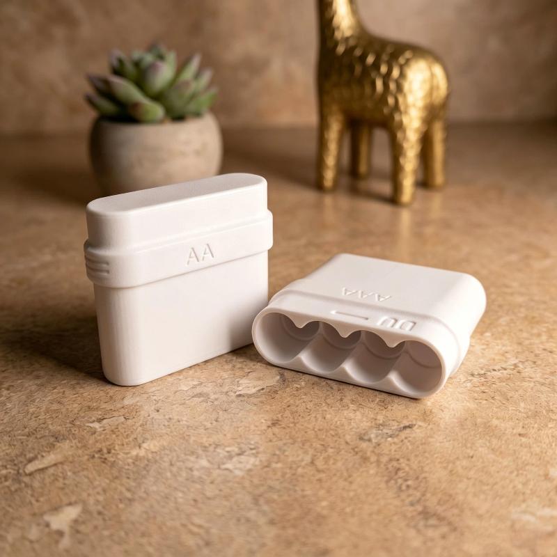 4 Slots AA Battery Storage Box - đánh giá và giá Car Organizer