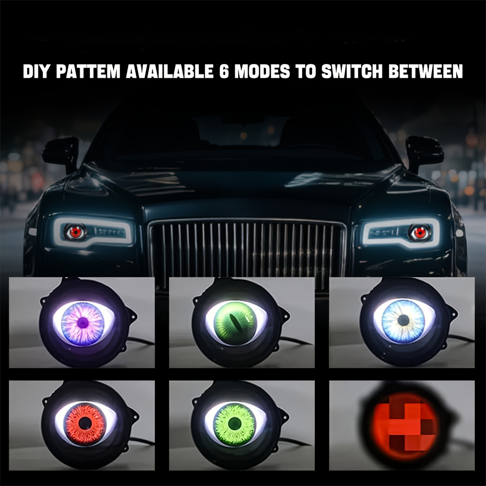  6-Mode Led Dynamic Devil Eye - đánh giá và giá Car Led Light