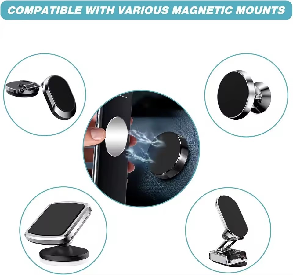 1/50Pcs Magnetic Metal Plate F - đánh giá và giá Car Phone Holder
