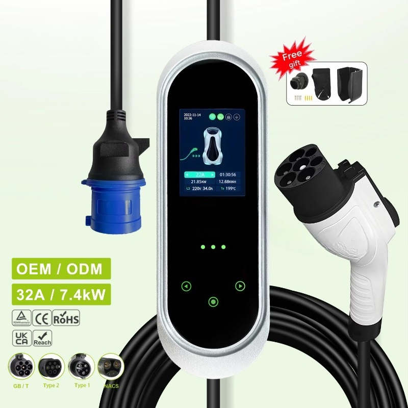 Portable EV Charger GB/T High  - đánh giá và giá Car Charger