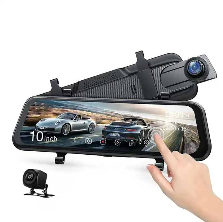 10'' Mirror Dash Cam Night Vis - đánh giá và giá Car Mirror