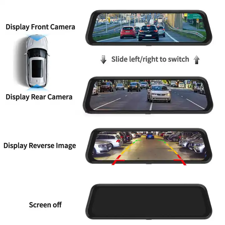 10'' Mirror Dash Cam Night Vis - đánh giá và giá Car Mirror