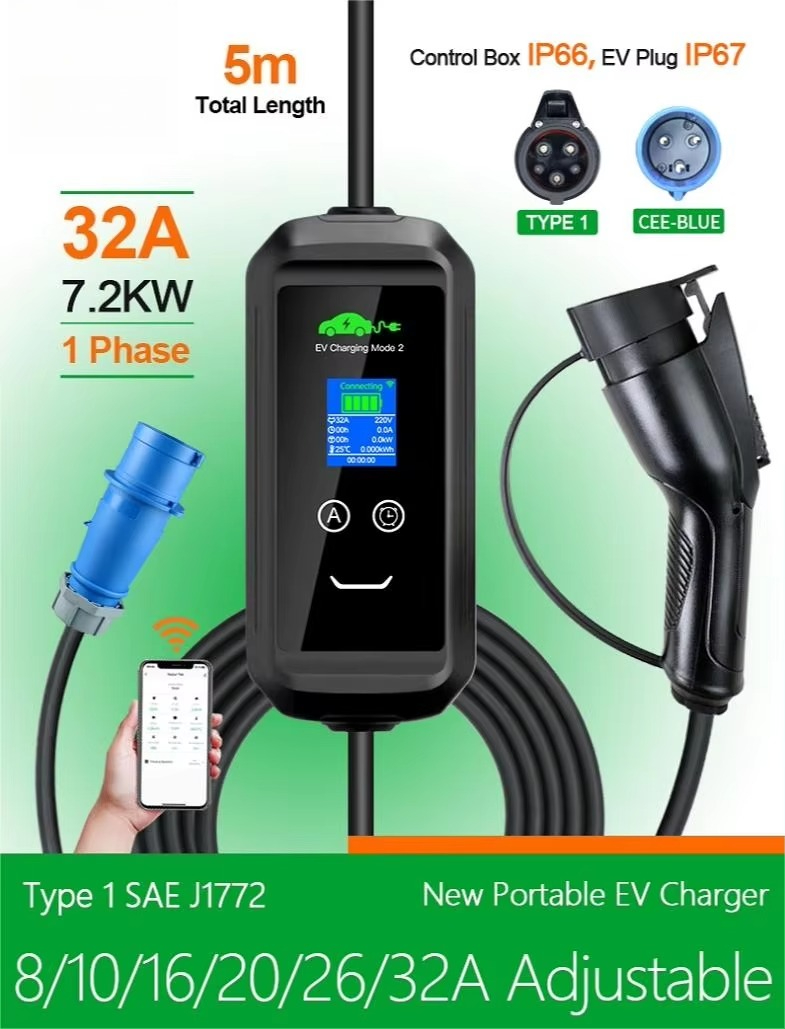 Custom USA AC Portable EV Char - đánh giá và giá Car Charger