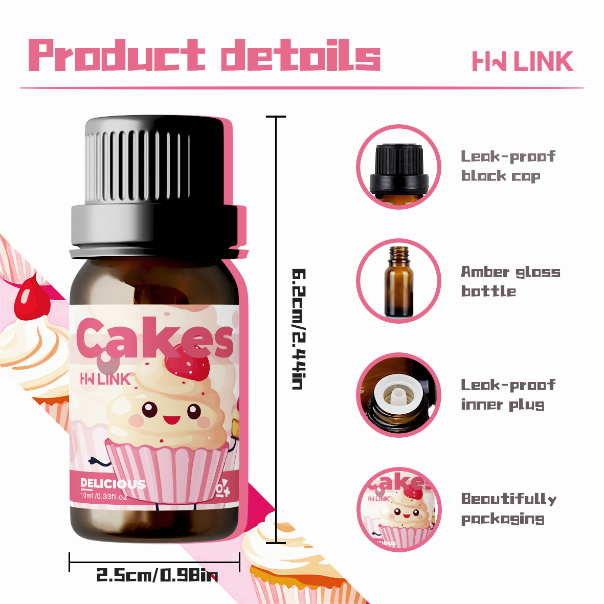 10ml Cakes Fragrance Oils Cand - đánh giá và giá Car Air Freshener