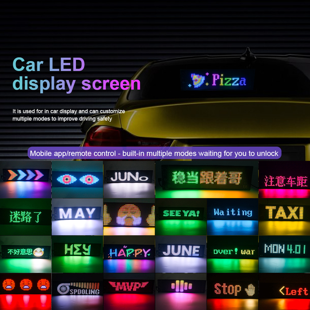 LED Matrix Pixel Panel Scrolli - đánh giá và giá Car Led Light