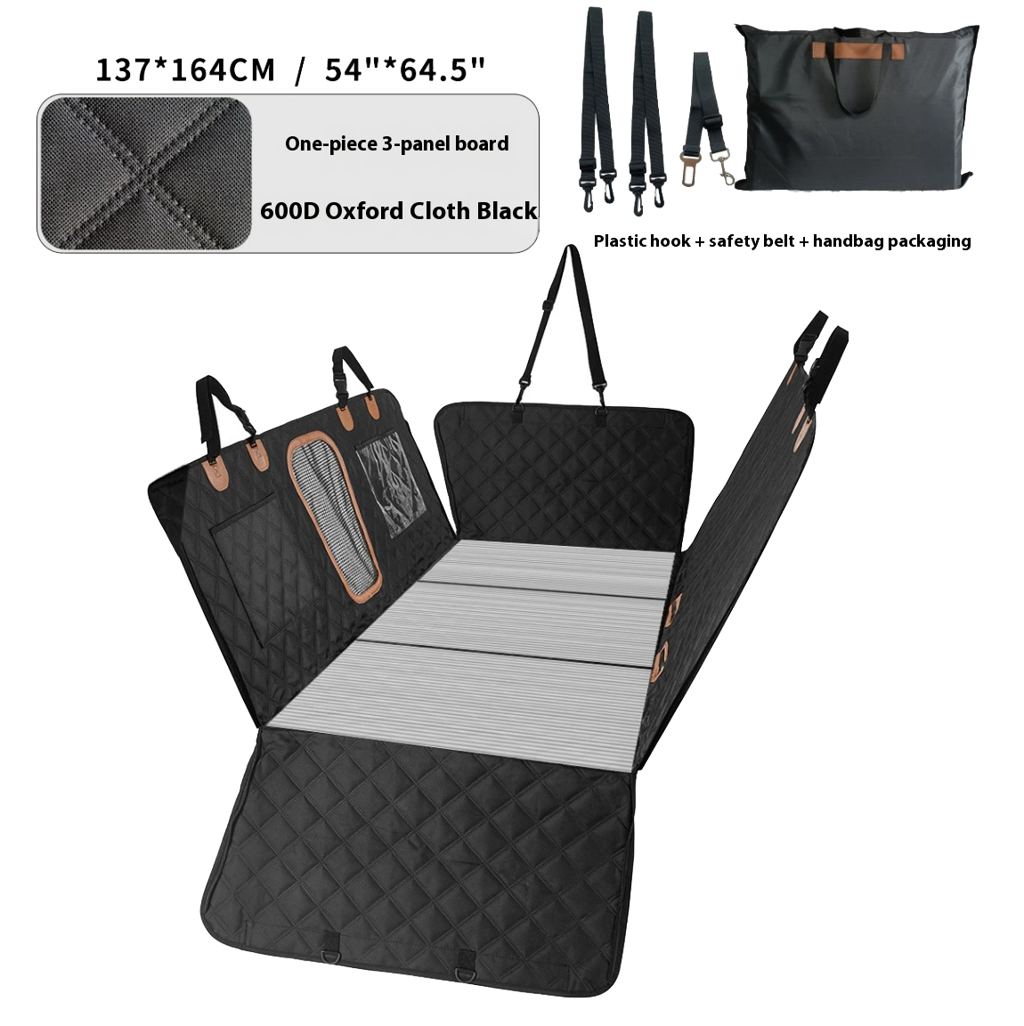 Three-Panel Solid Car Rear-Sea - đánh giá và giá Car Seat Cover