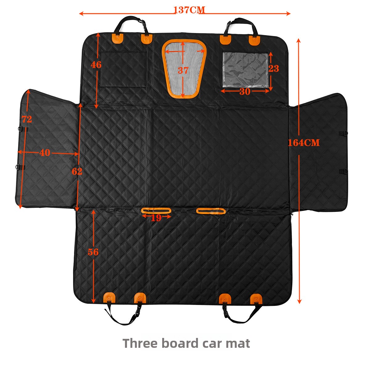 Three-Panel Solid Car Rear-Sea - đánh giá và giá Car Seat Cover