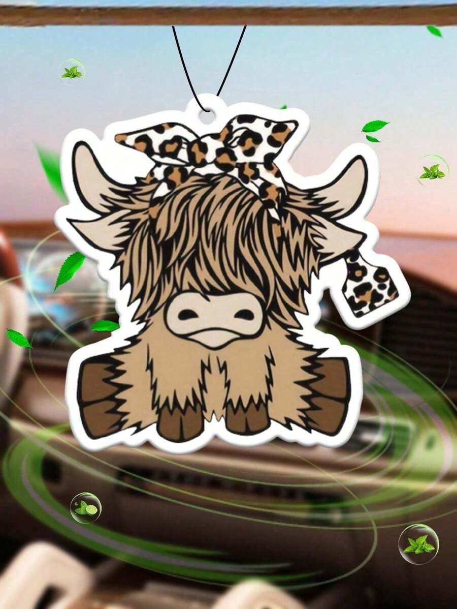 Cartoon Highland Cow Car Air F - đánh giá và giá Car Air Freshener