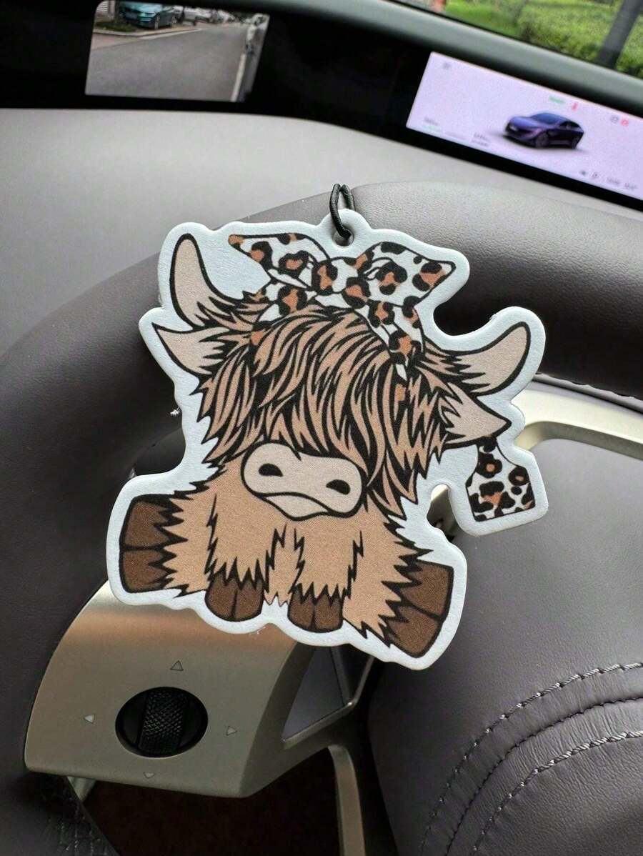 Cartoon Highland Cow Car Air F - đánh giá và giá Car Air Freshener