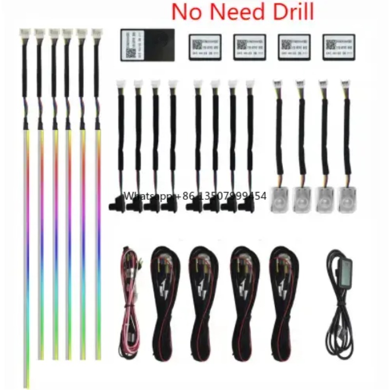 A80 64-Color LED Ambient Light - đánh giá và giá Car Led Light