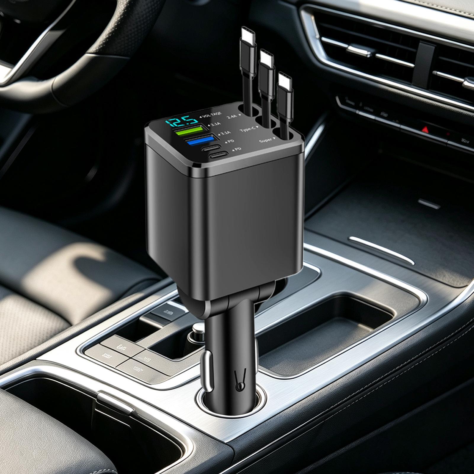 Retractable Charger For Car 10 - đánh giá và giá Car Charger