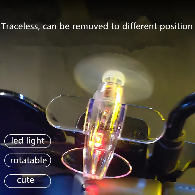 Wind Powered LED Airplane Orna - đánh giá và giá Car Mirror