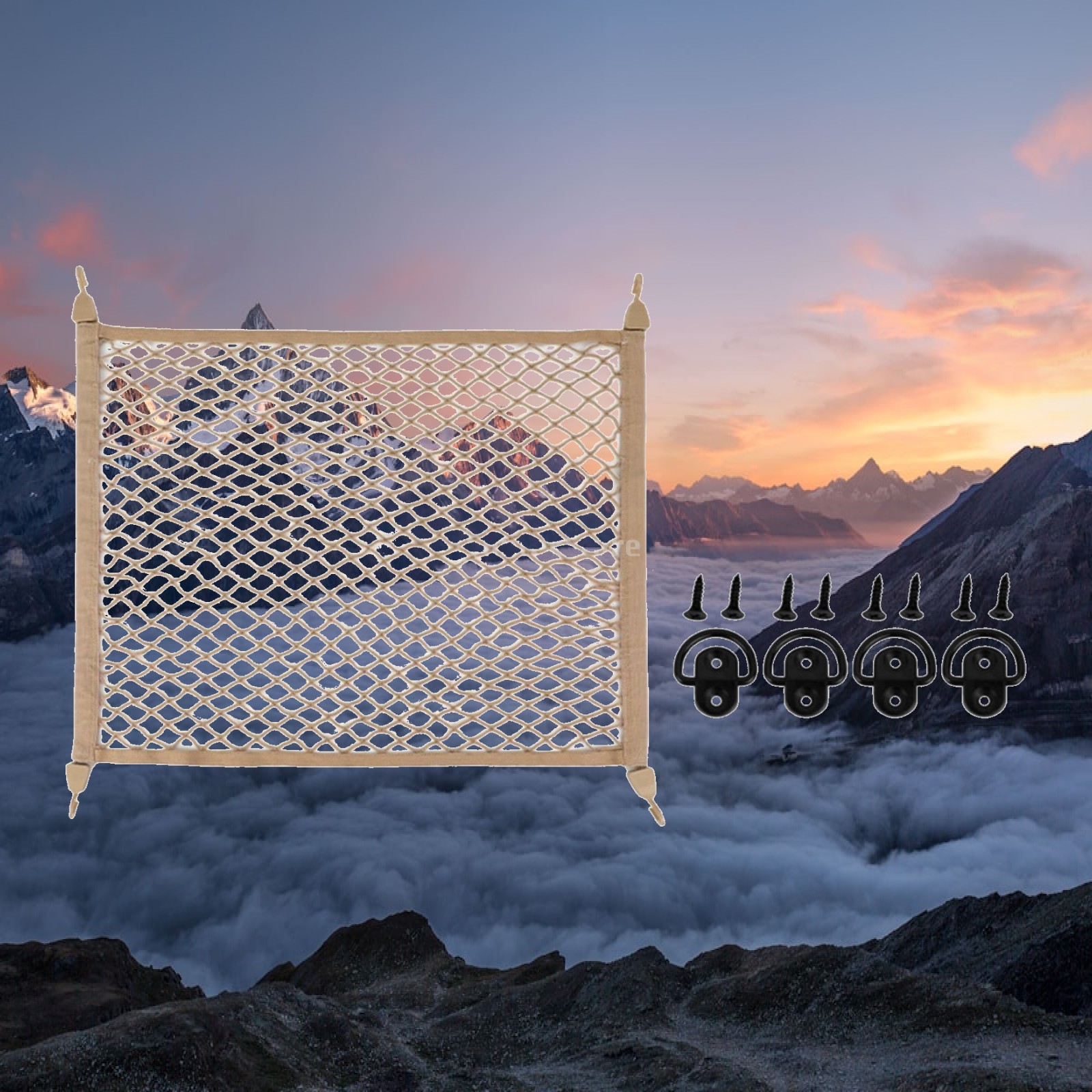Elastic Mesh Cargo Net Stretch - đánh giá và giá Car Organizer